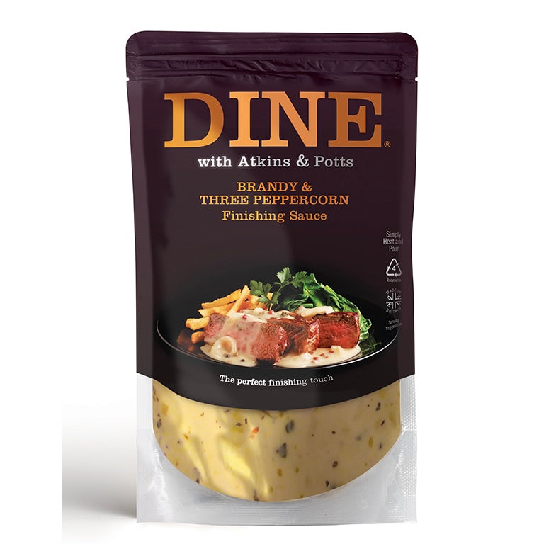 Brandy & 3 Peppercorn Sauce