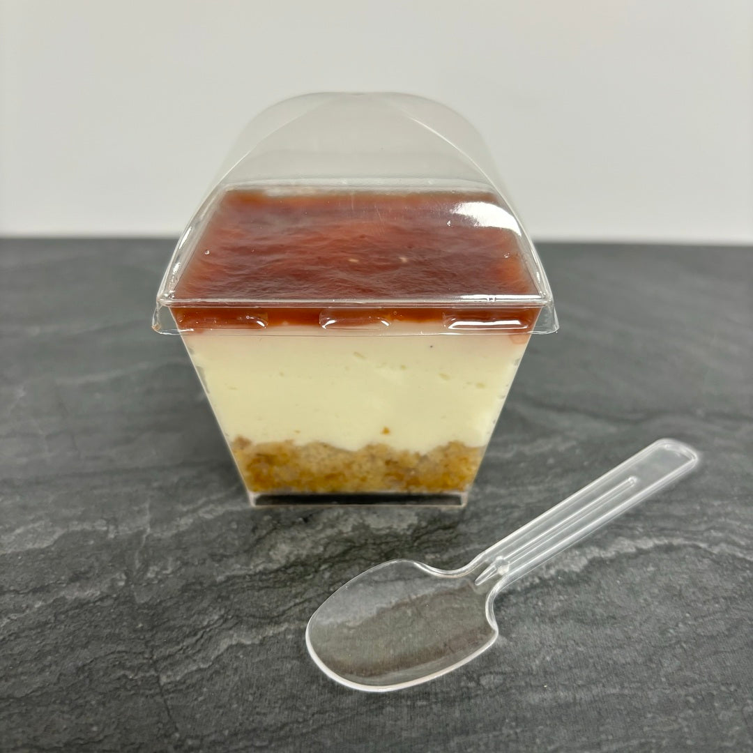 6 Strawberry Cheesecake Pots