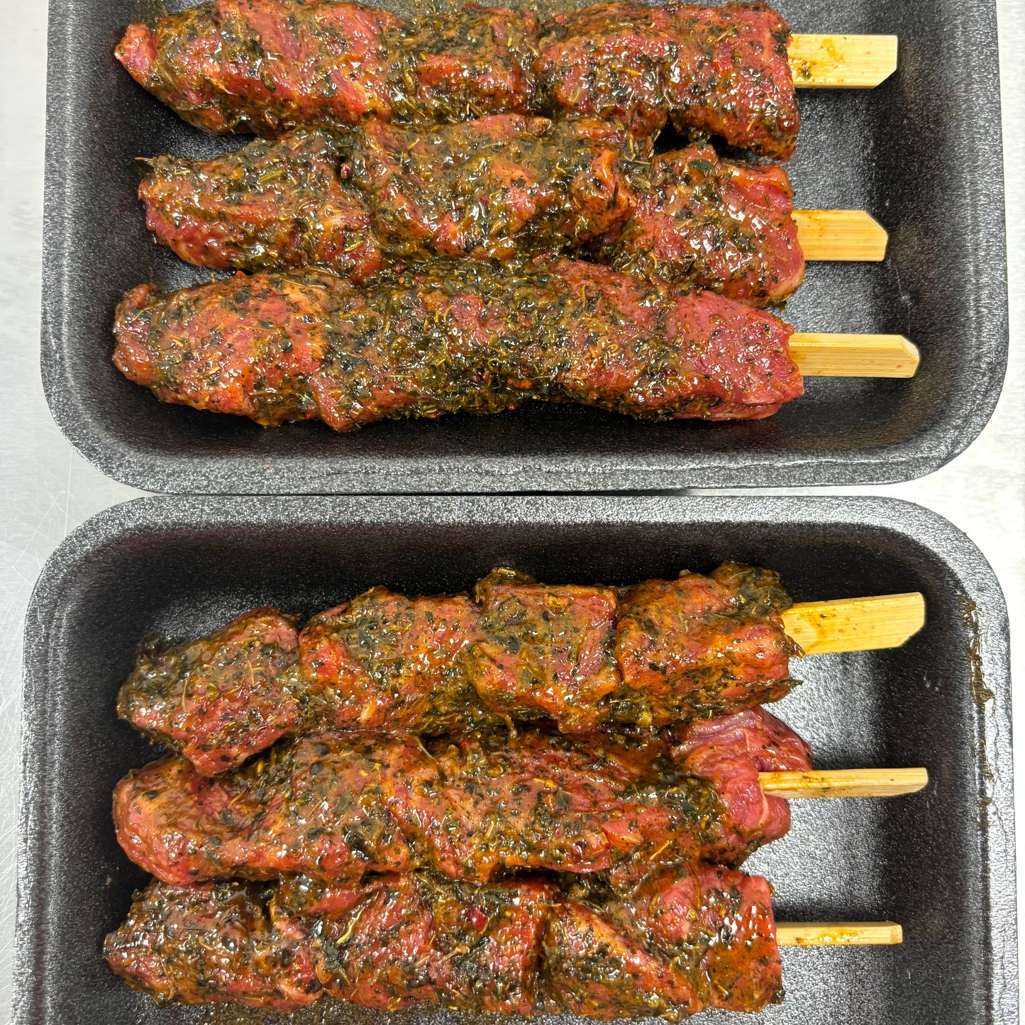 3 x Sirloin Steak Kebab (150g)