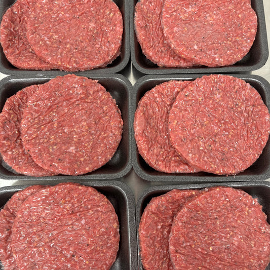 2 x 5oz Steak Burgers (140g+ Each)