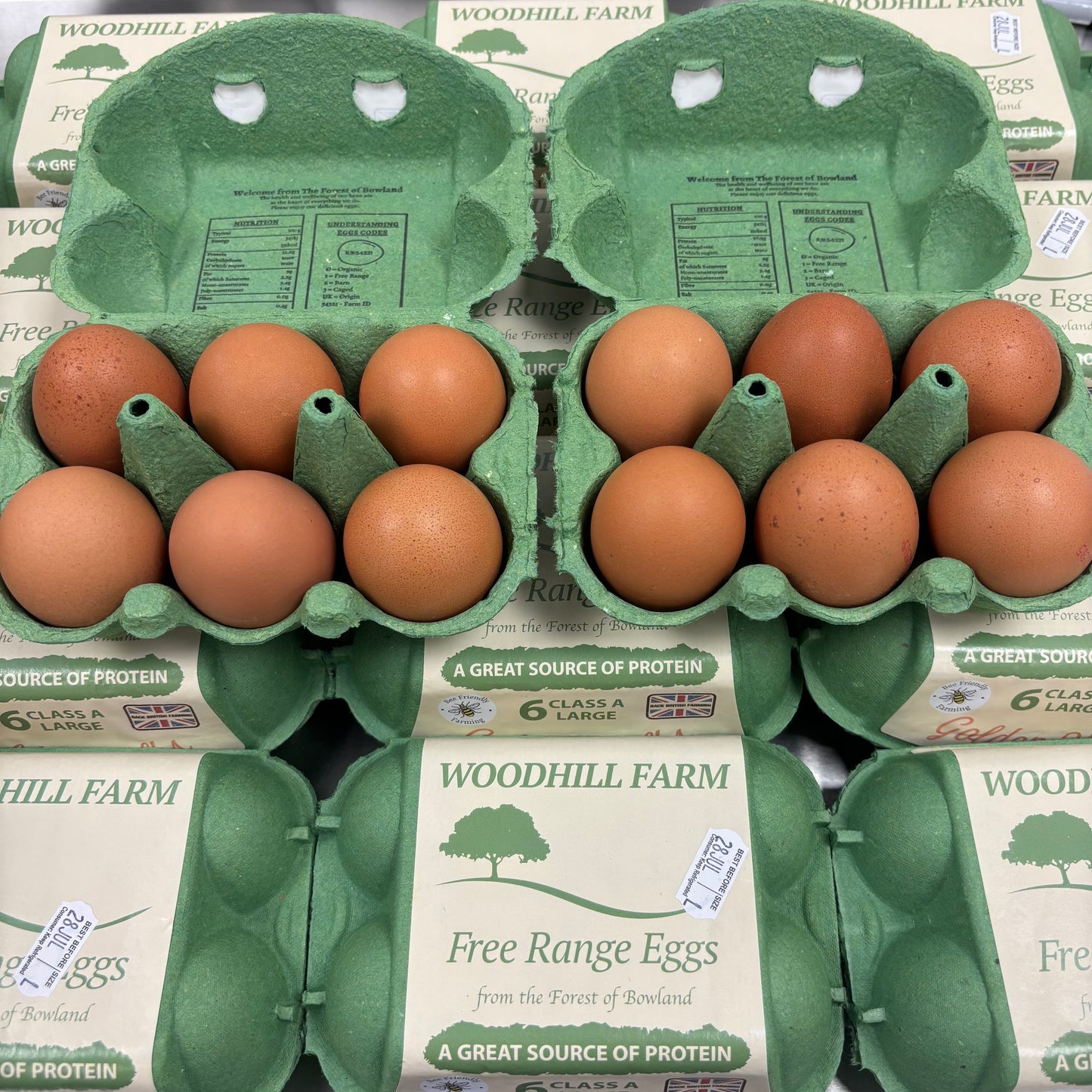 6 Extra Large Free Range Eggs