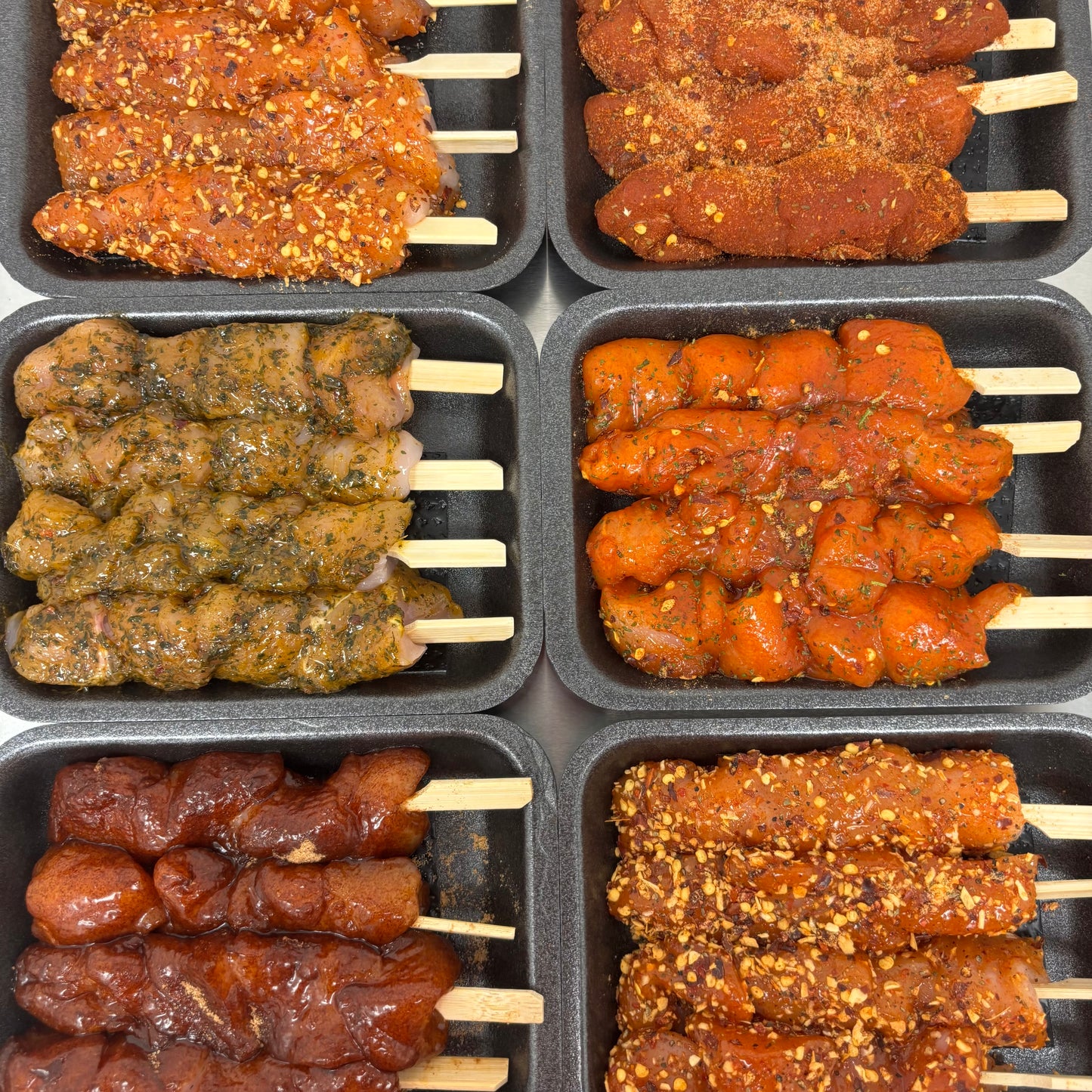 4 x Chicken Kebab (70g+ Each)