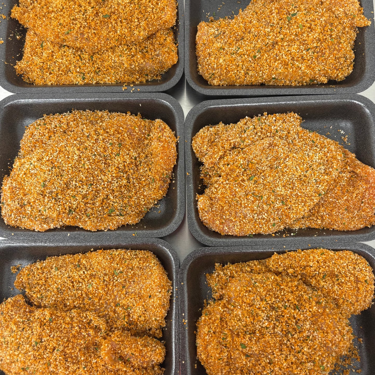 2 x Breaded Chicken Burgers (100g+ Each)